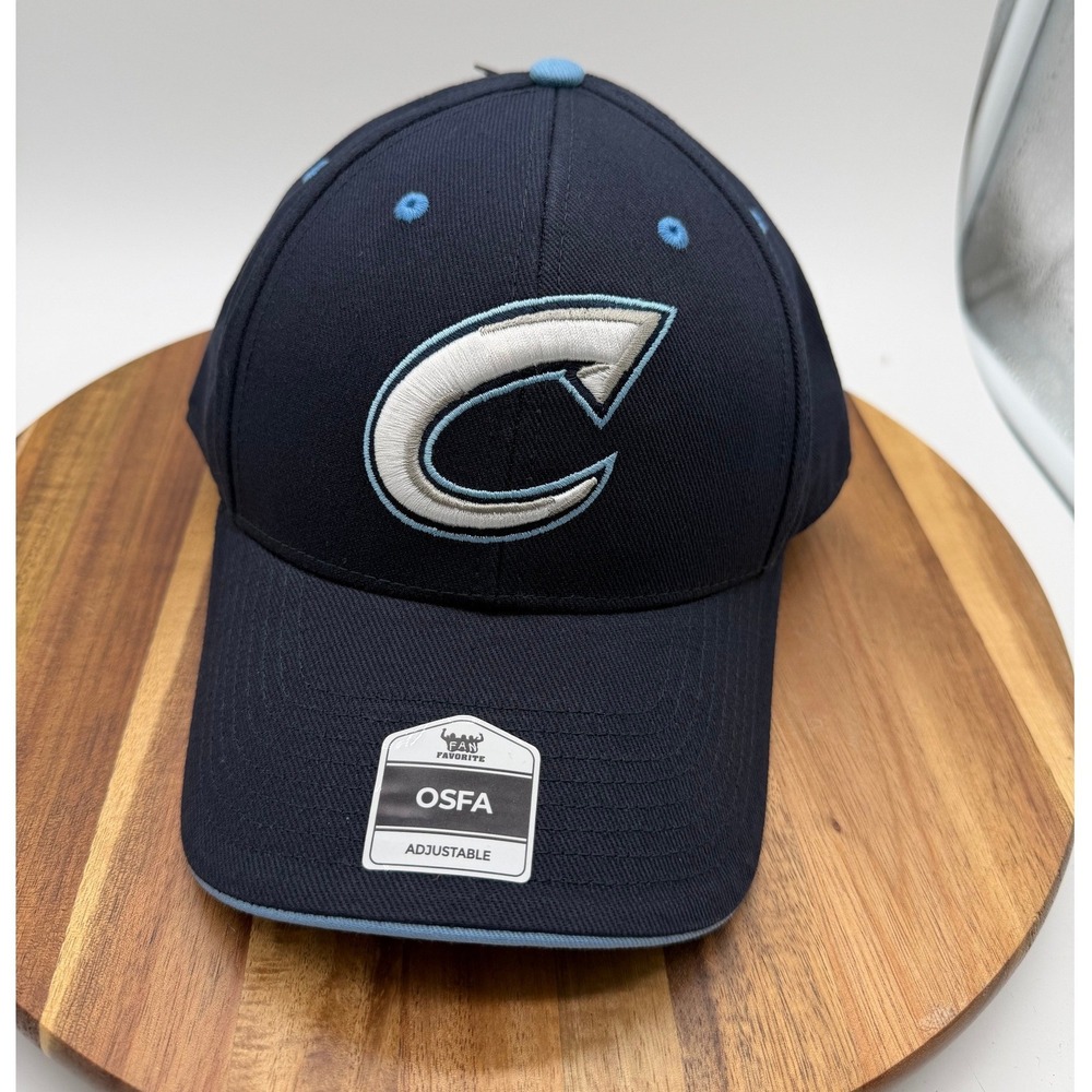 Columbus Clippers Hat Cap Strap Back Men's One Size Navy Blue MILB Baseball